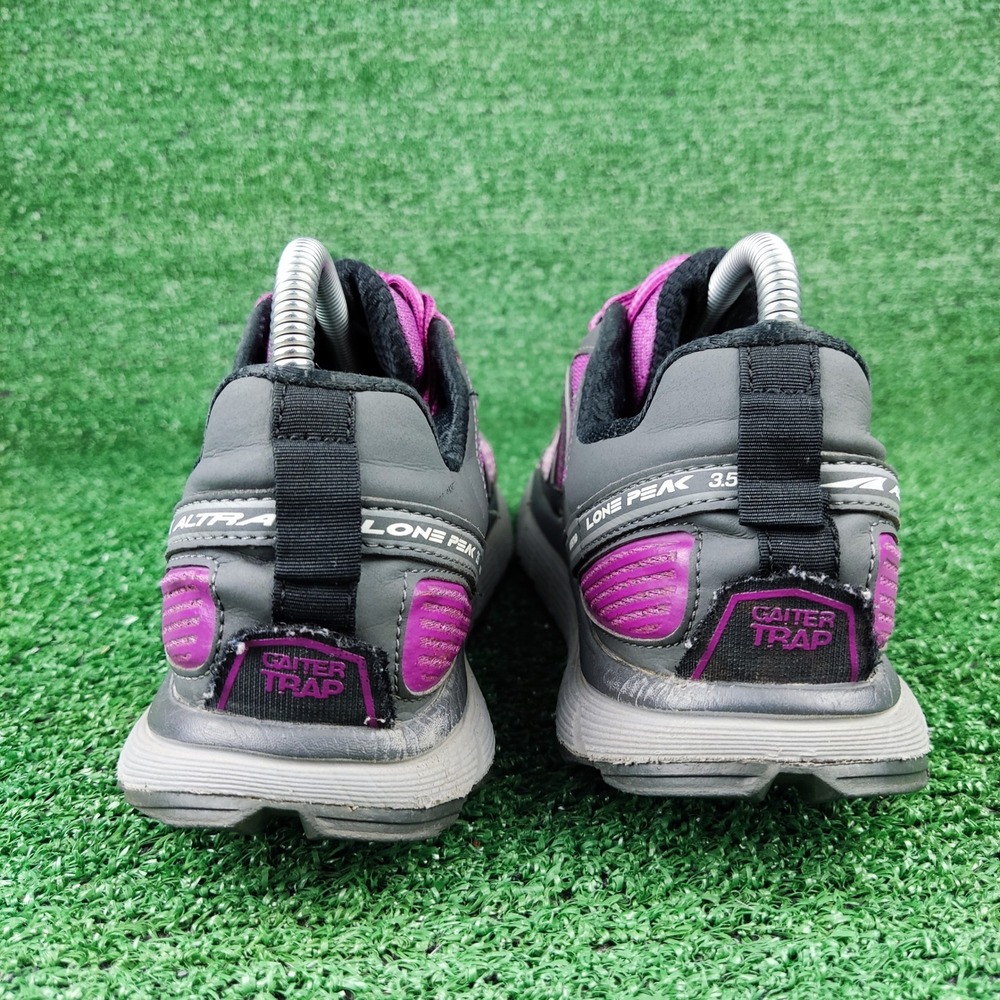 Altra Running Shoes Womens 8.5 Purple Lone Peak 3.5 Trail Zero Drop AFW1755F - Picture 4 of 9